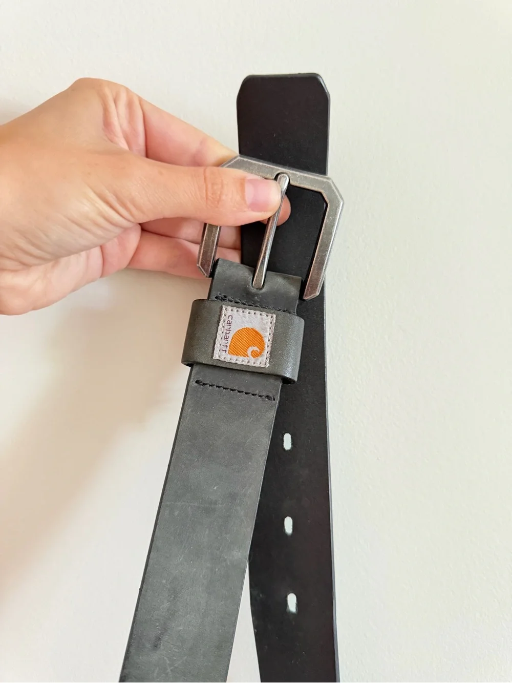 Carhartt Black Leather Men's Work Belt 42